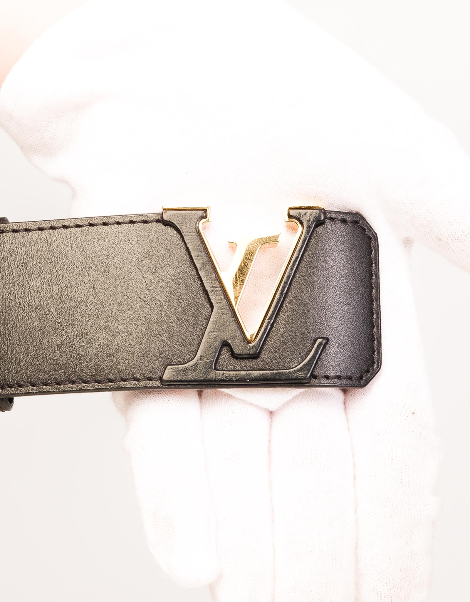 Women's or Men's Louis Vuitton Integrated V Locking Belt (Size 85/34)
