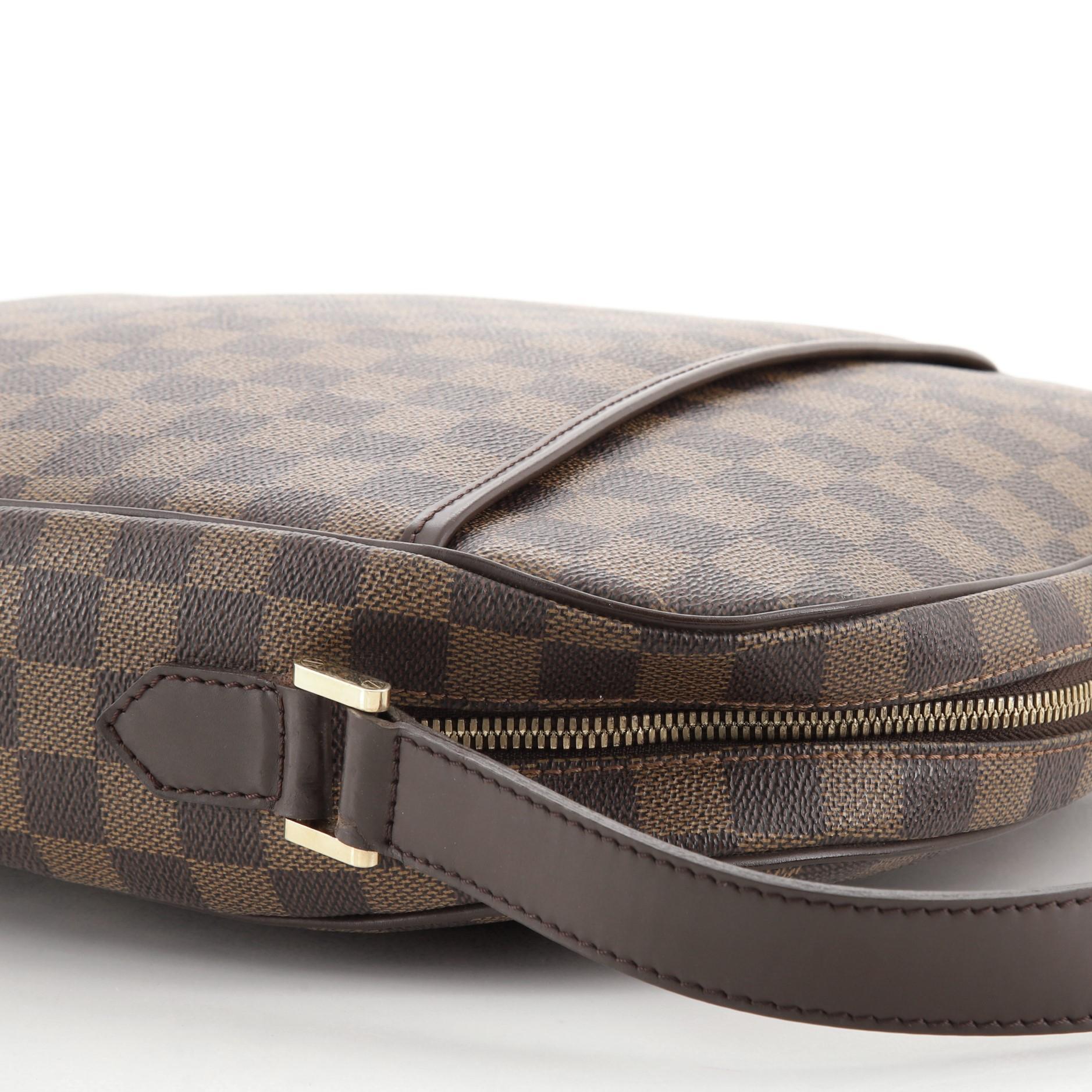 Black Louis Vuitton Ipanema Handbag Damier GM