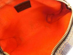 Louis Vuitton Ipanema Pochette Damier Ebene Fanny Pack 3way 231182 Brown Coated