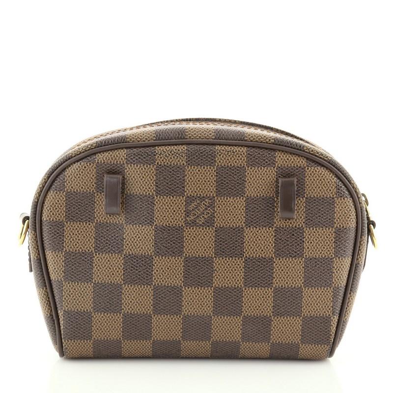 Brown Louis Vuitton Ipanema Pochette Damier