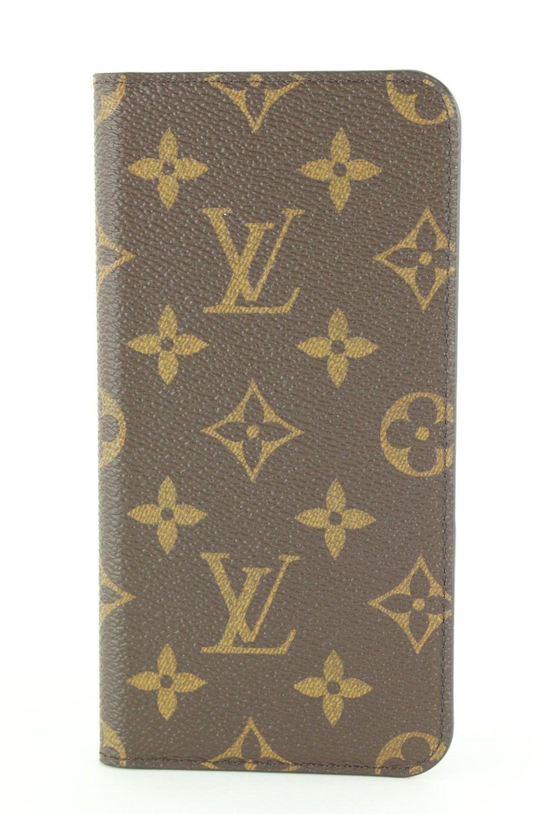 Louis Vuitton iPhone 7+ Folio Phone Case Cover Holder 4LVJ1103 6