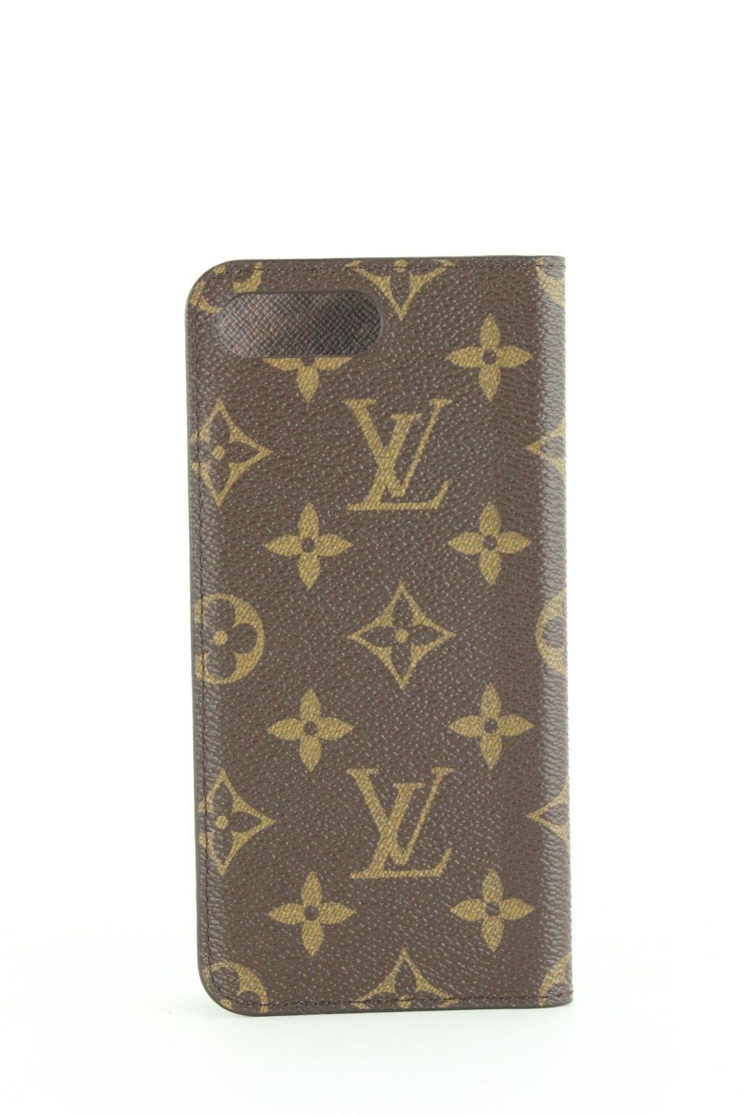 Louis Vuitton iPhone 7+ Folio Phone Case Cover Holder 4LVJ1103 10