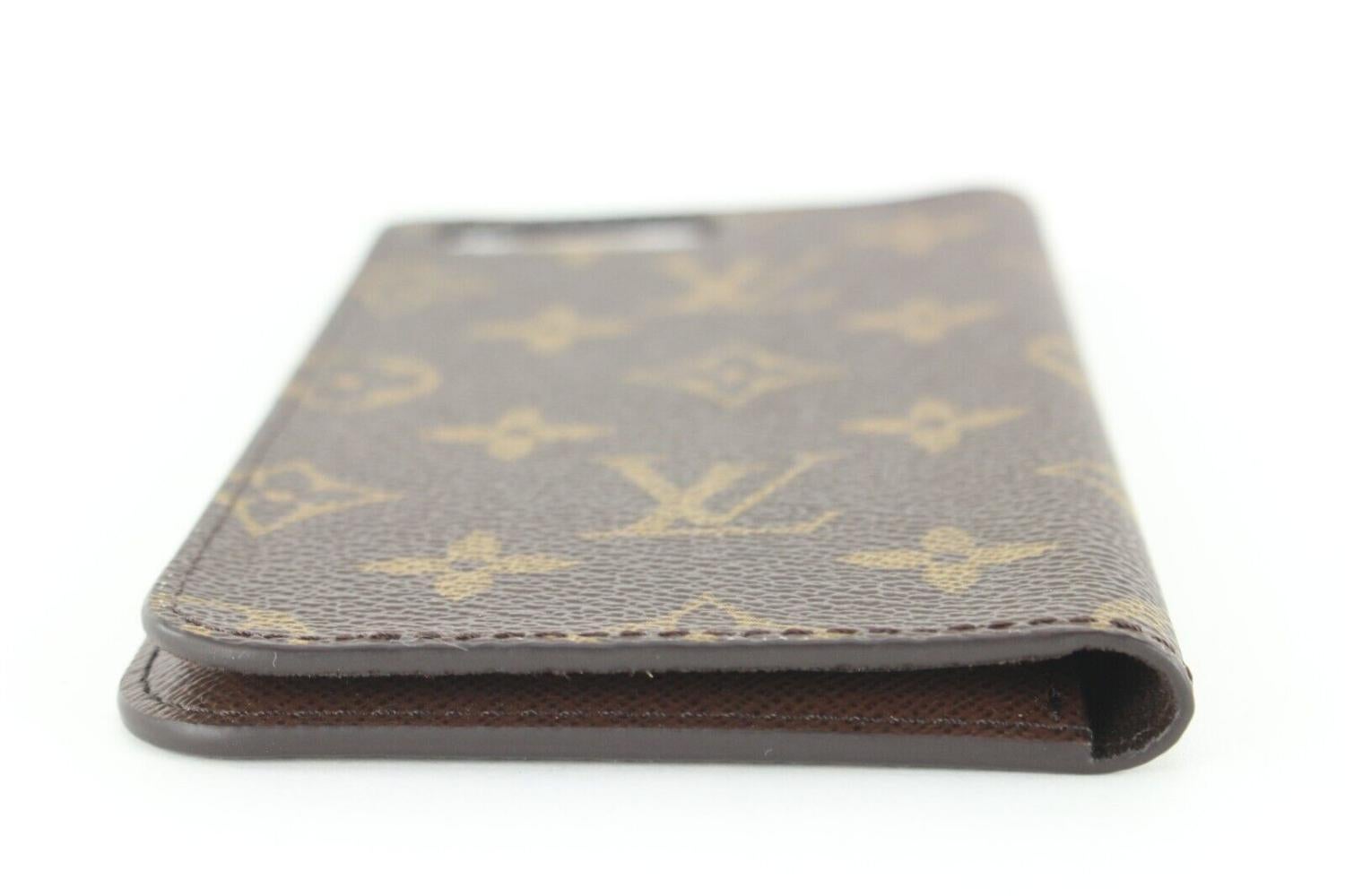 Louis Vuitton iPhone 7+ Folio Phone Case Cover Holder 4LVJ1103 4