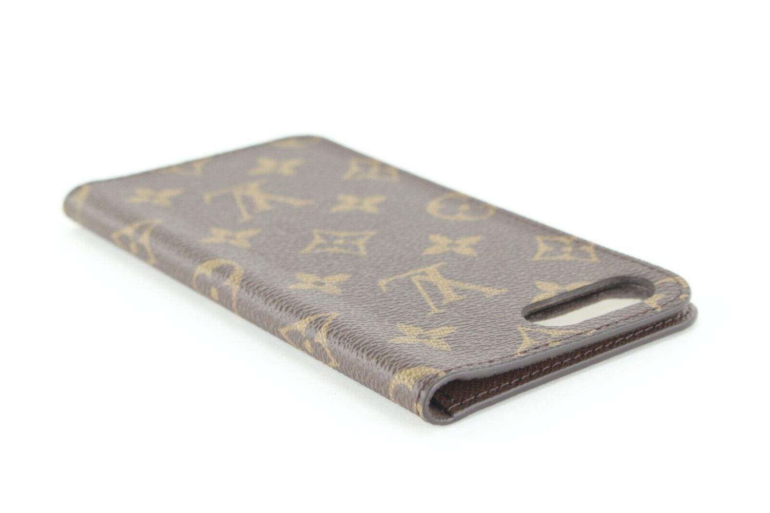 Louis Vuitton iPhone 7+ Folio Phone Case Cover Holder 4LVJ1103 5