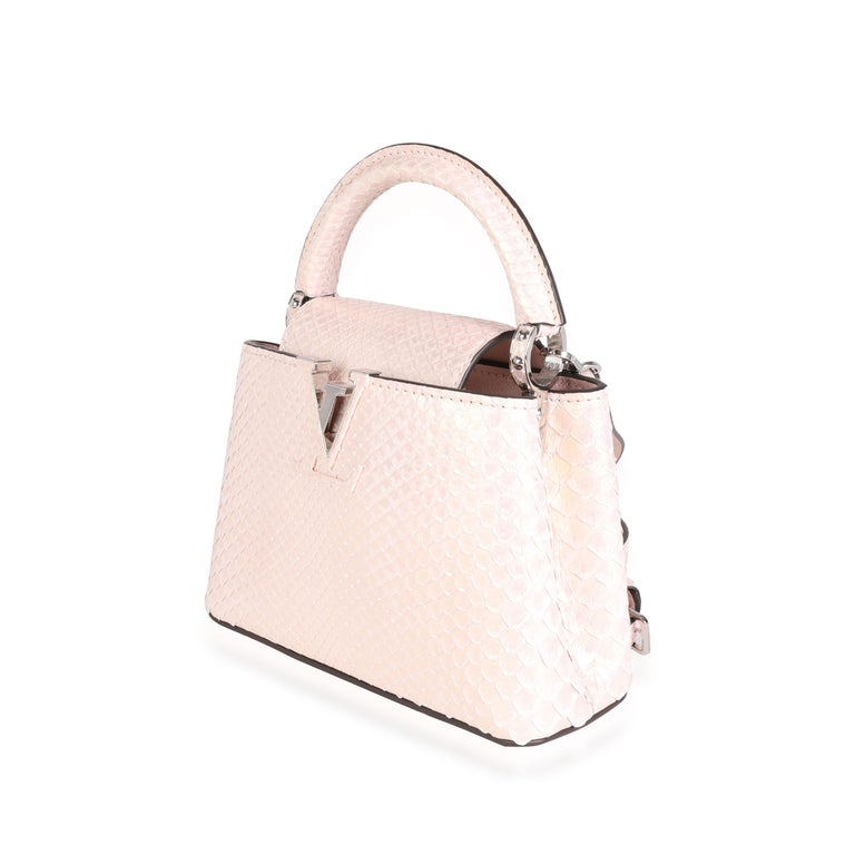 Louis Vuitton Bicolor Python Capucine Mini Bag – The Closet