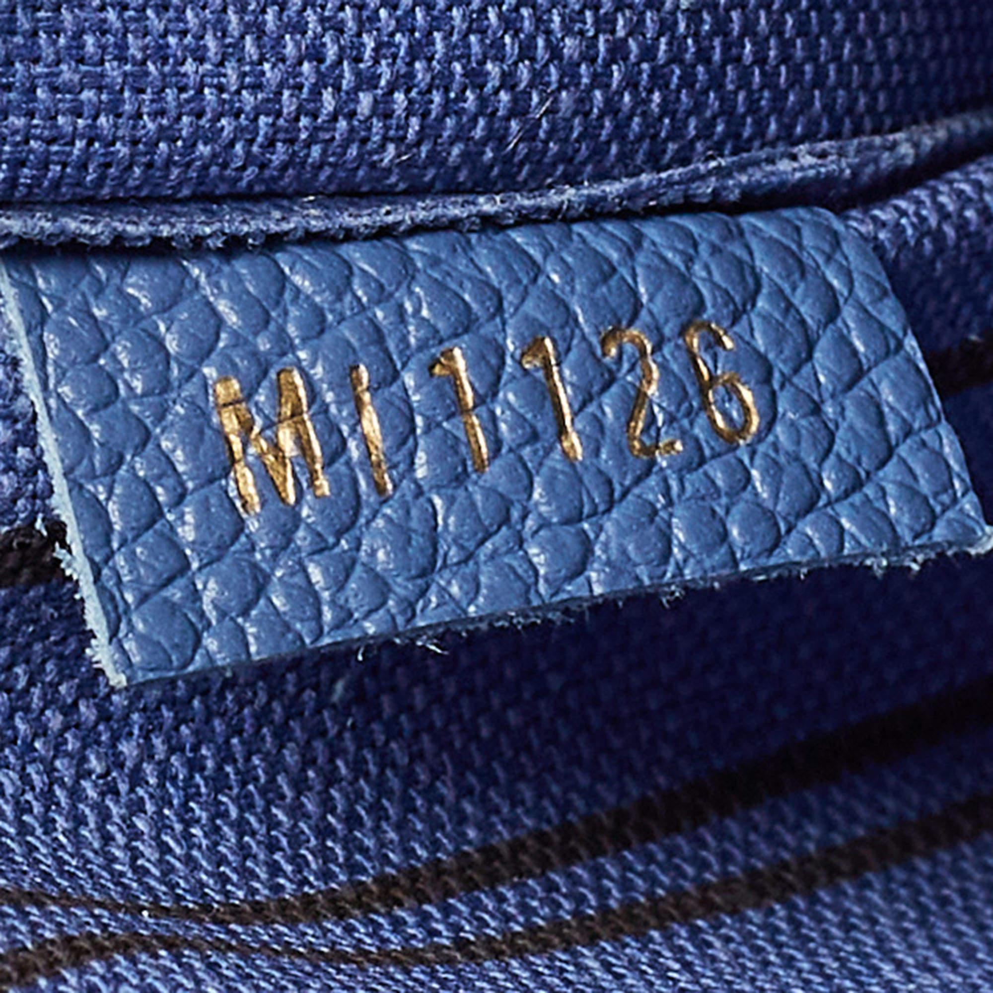 Louis Vuitton Iris Monogram Empreinte Leather Montaigne MM Bag 6