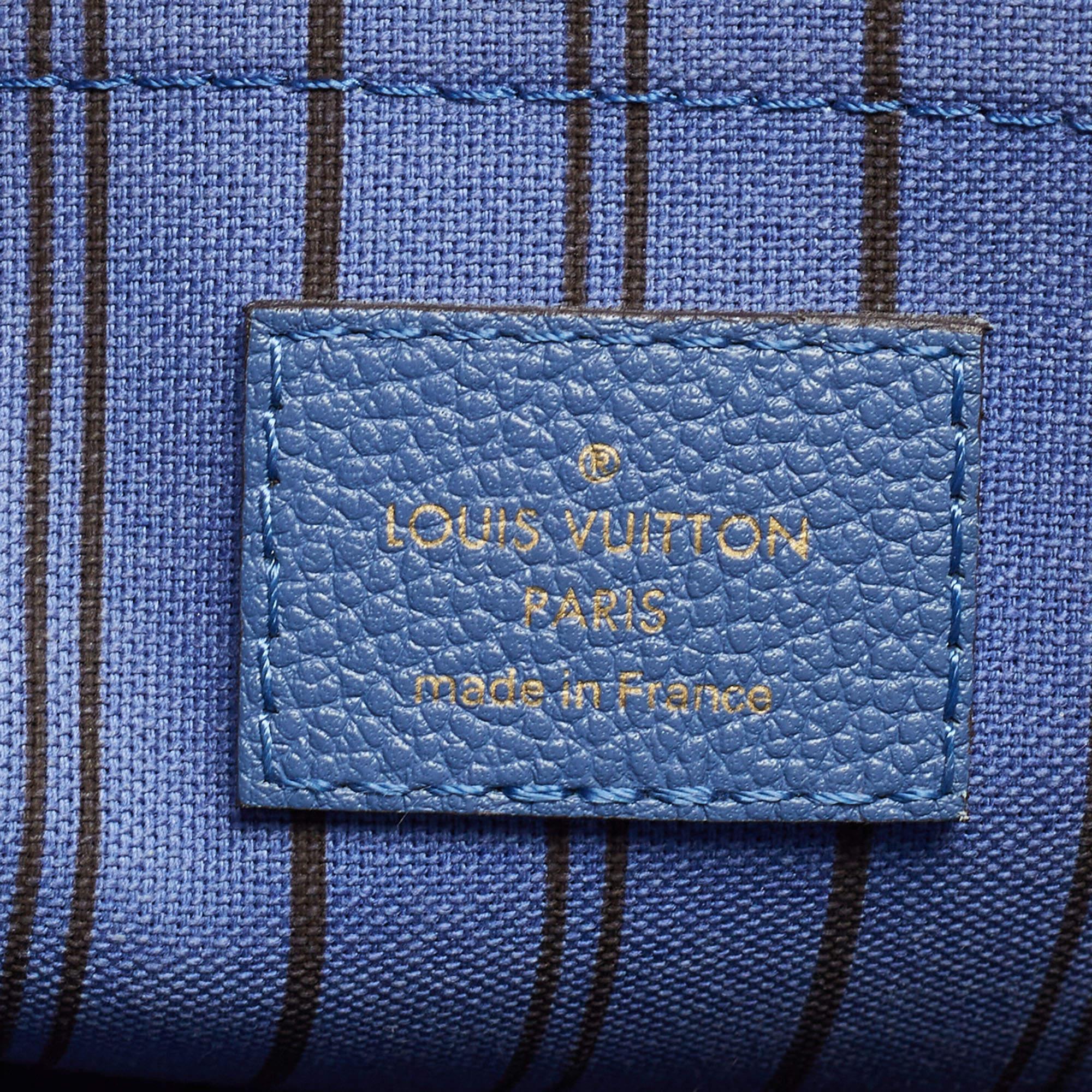 Louis Vuitton Iris Monogram Empreinte Leather Montaigne MM Bag 7