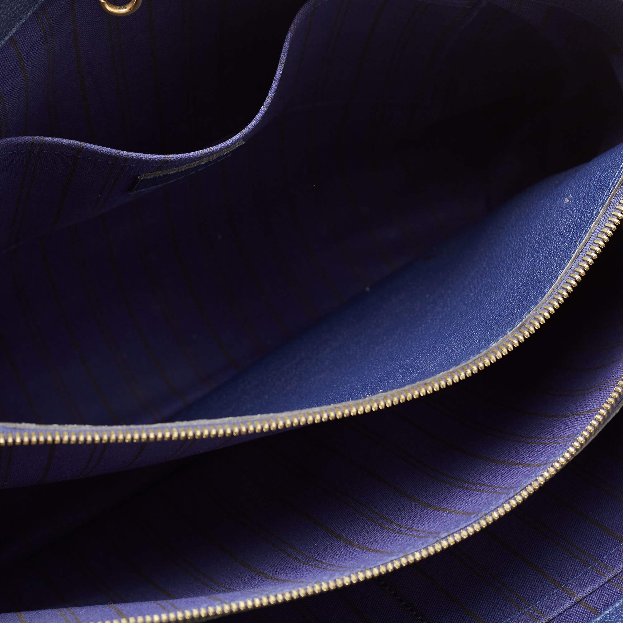 Louis Vuitton Iris Monogram Empreinte Montaigne MM Bag 10