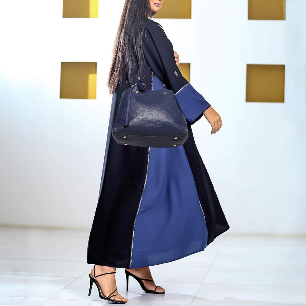 Louis Vuitton Iris Monogram Empreinte Montaigne MM Bag In Good Condition In Dubai, Al Qouz 2