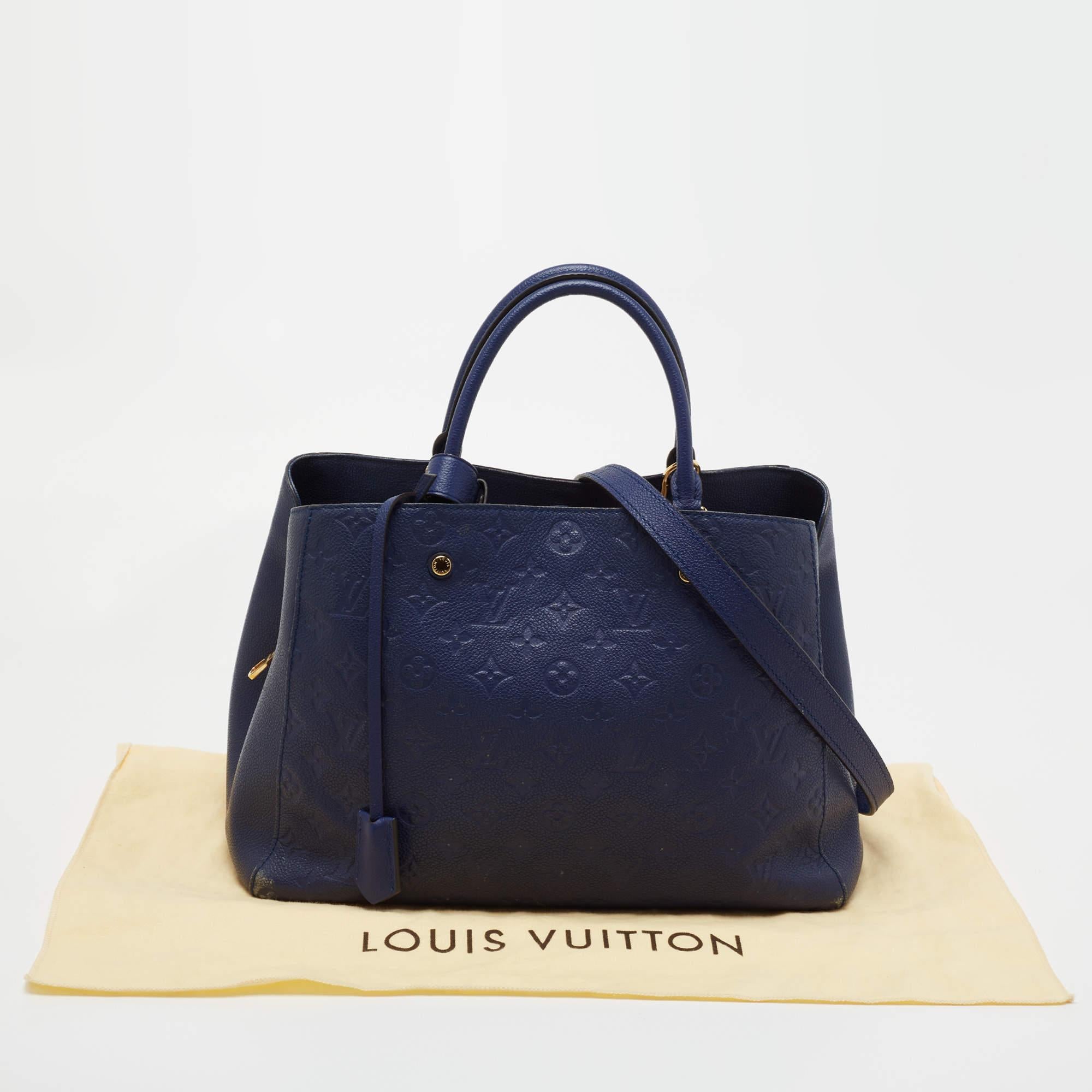 Louis Vuitton Iris Monogram Empreinte Montaigne MM Bag 4
