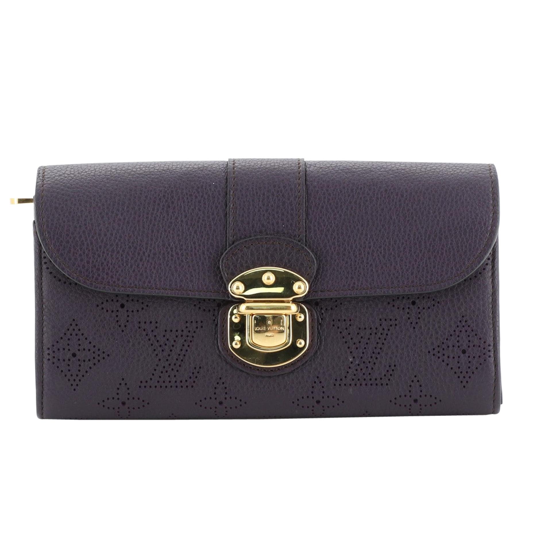  Louis Vuitton Iris Wallet Mahina Leather