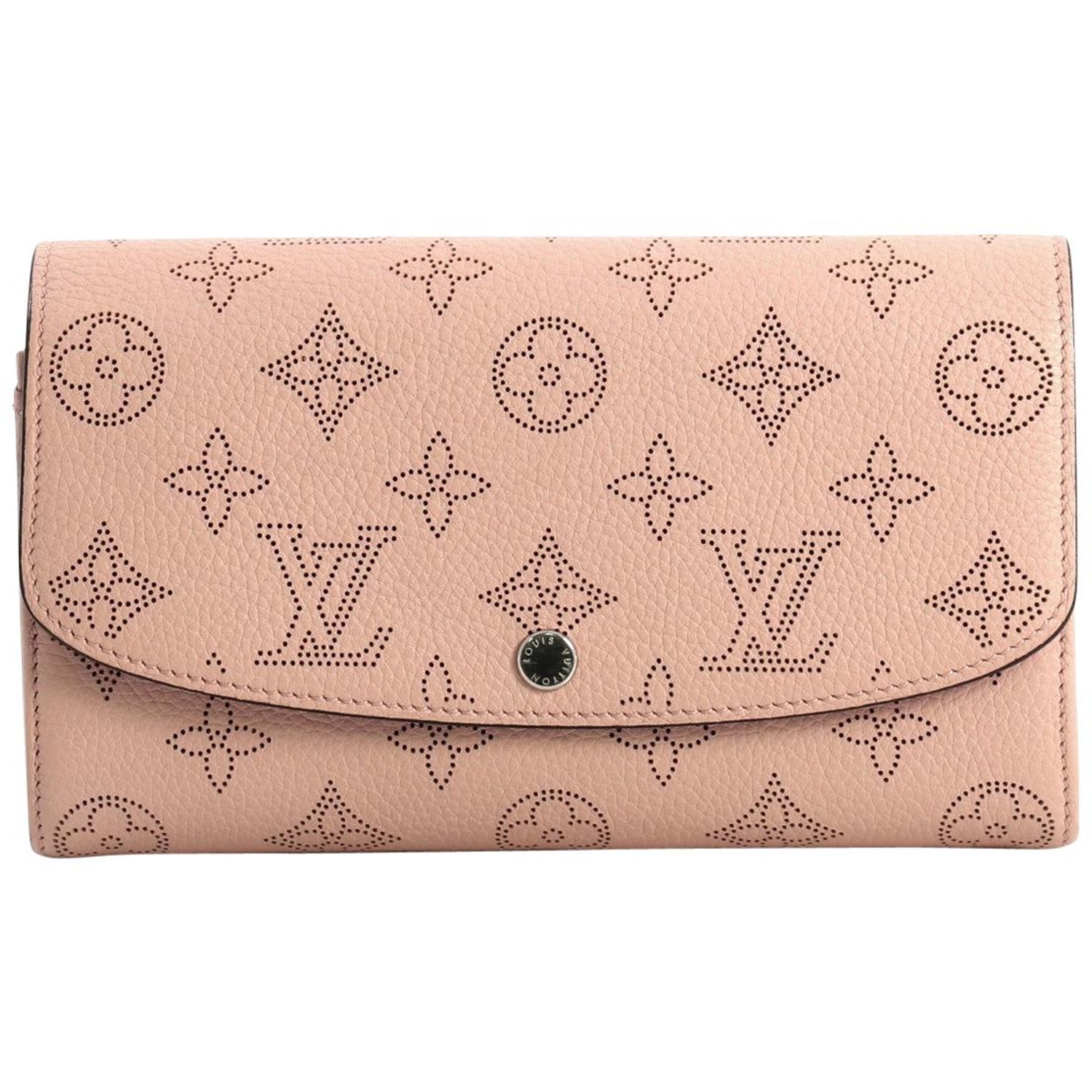 Louis Vuitton Biscuit Mahina Leather Iris Compact Wallet Louis