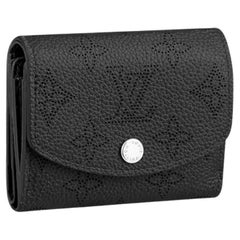 Louis Vuitton Iris XS Wallet Colours Black Mahina Perforated Calf Leather