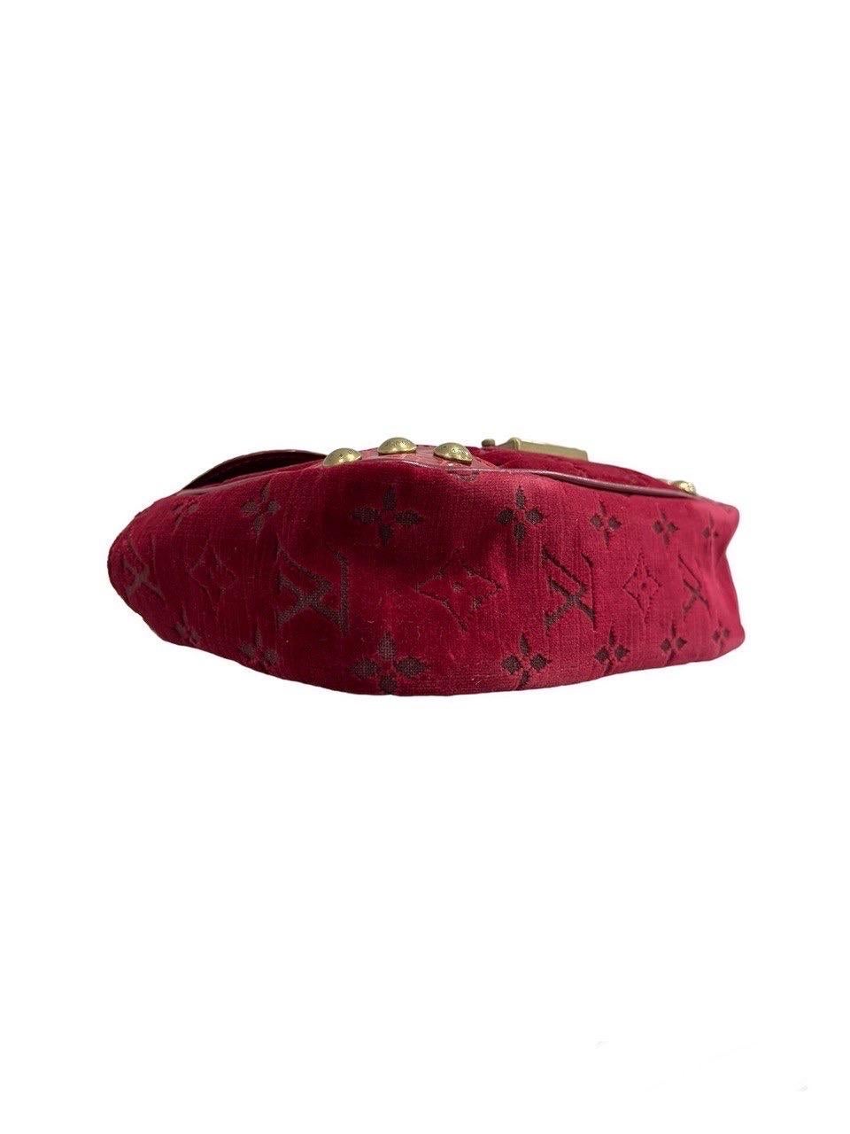 Louis Vuitton Irvine Velours Velluto Rosso Edizione Limitata Alligatore 2
