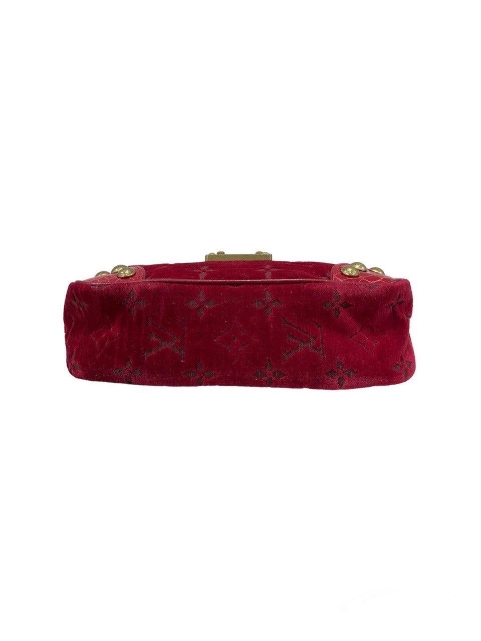 Louis Vuitton Irvine Velours Velluto Rosso Edizione Limitata Alligatore 3