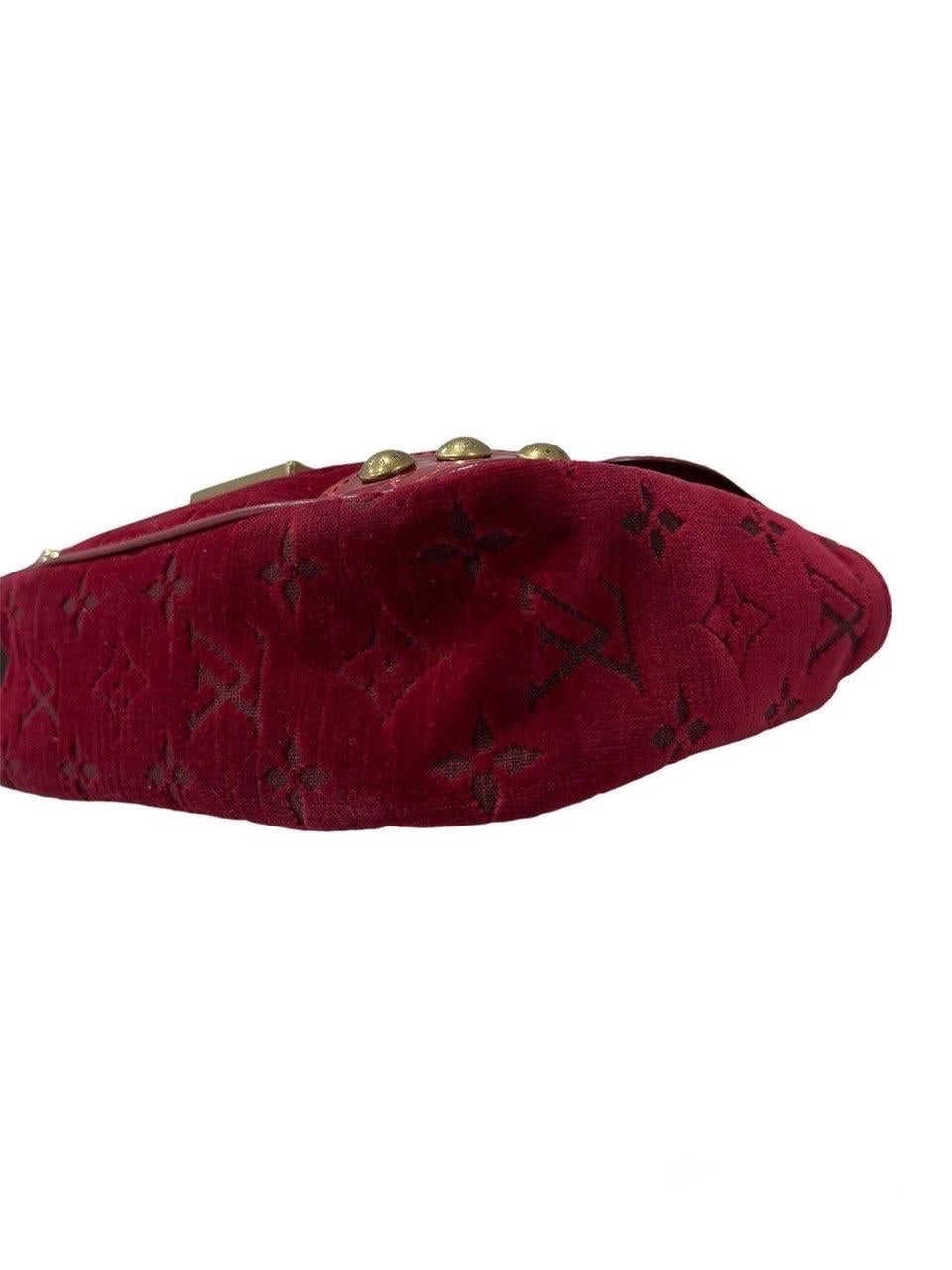 Louis Vuitton Irvine Velours Velluto Rosso Edizione Limitata Alligatore 4
