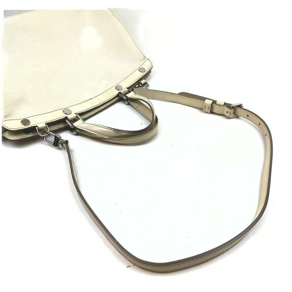 Louis Vuitton Ivoire White Epi Leather Brea MM with Strap 862025 3