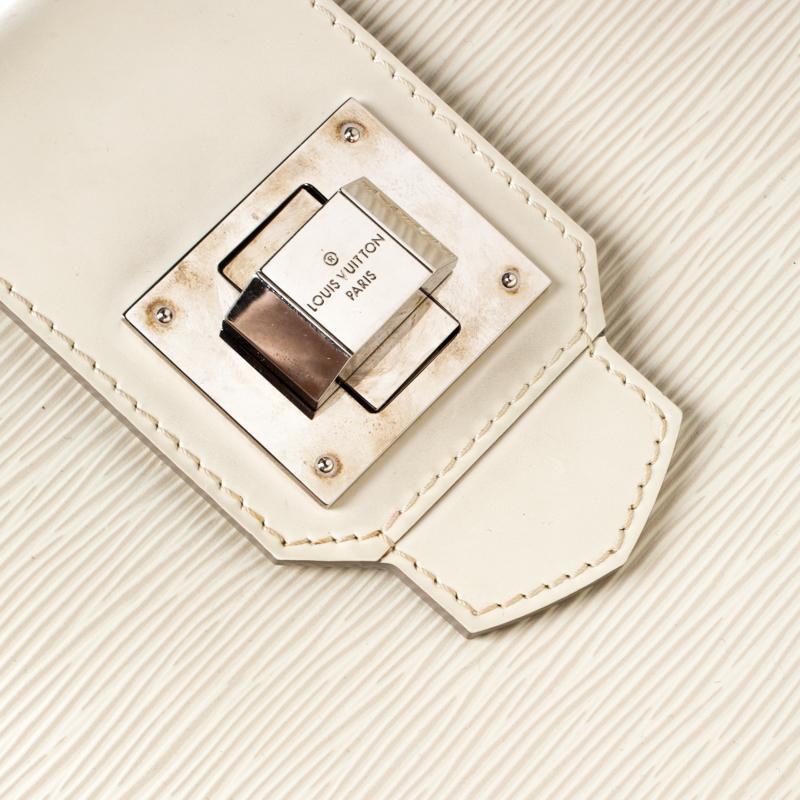 Louis Vuitton Ivorie Electric Epi Leather Mirabeau PM Bag 6