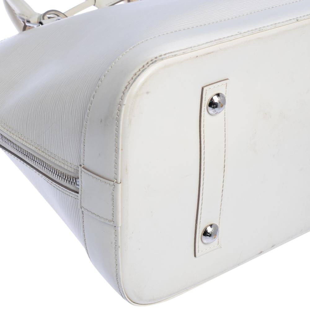 Borsa Louis Vuitton Ivorie Epi in pelle Alma GM 3