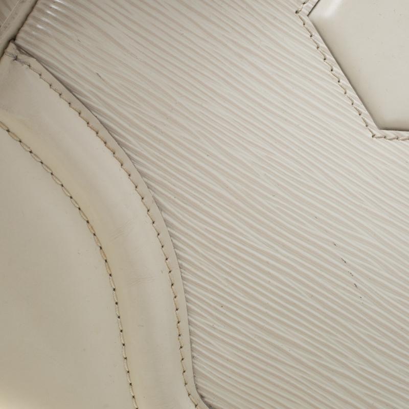 Louis Vuitton Ivorie Epi Leather Bowling Montaigne GM Bag 4