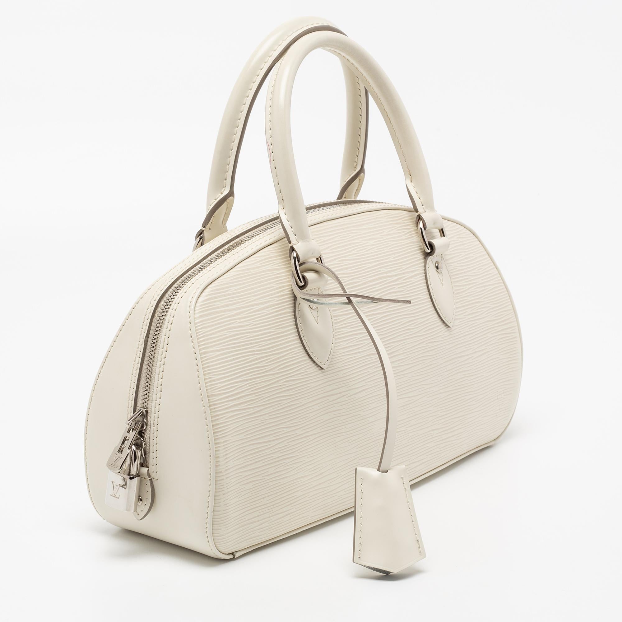 Louis Vuitton Ivorie Epi Leather Jasmin Bag In Good Condition In Dubai, Al Qouz 2