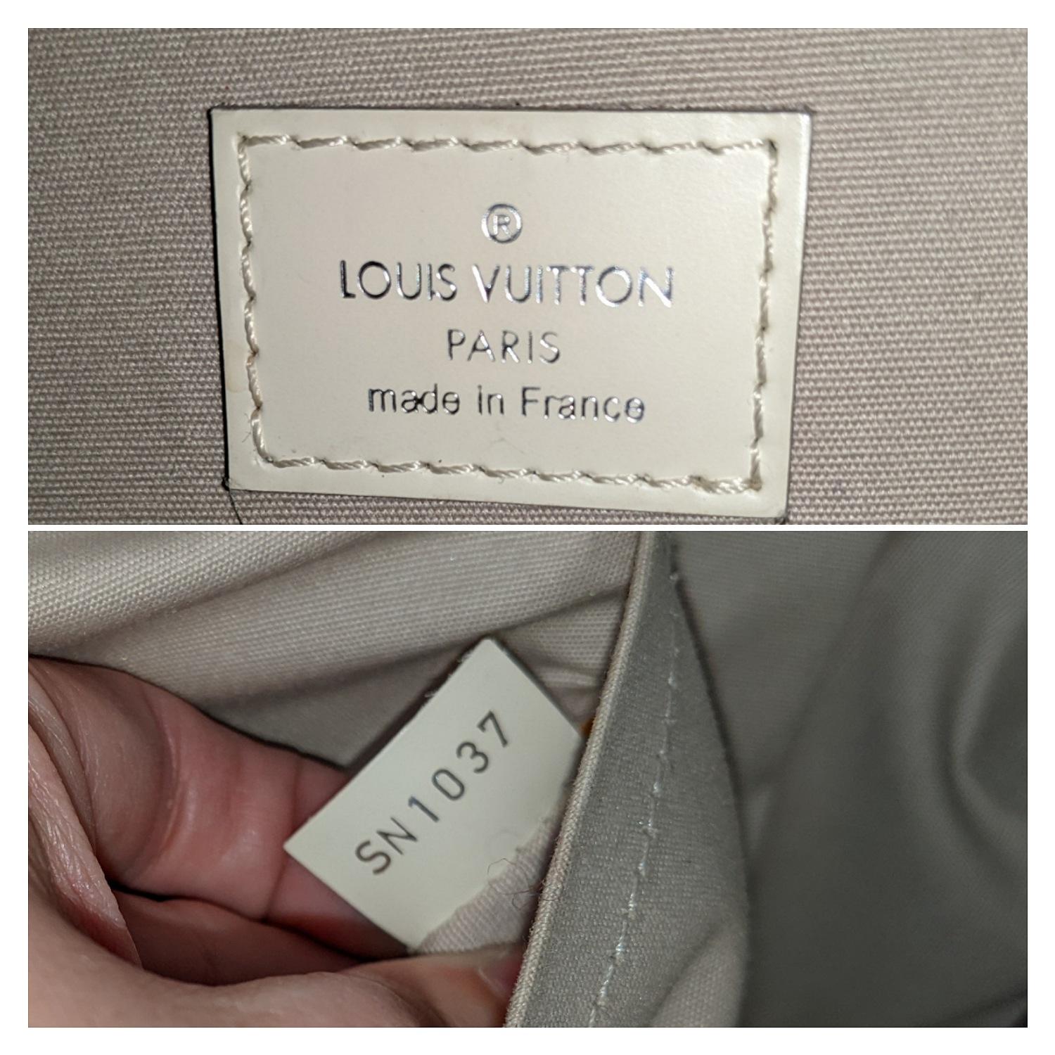 Sac à main Louis Vuitton Passy GM en cuir ivoire EPI en vente 4