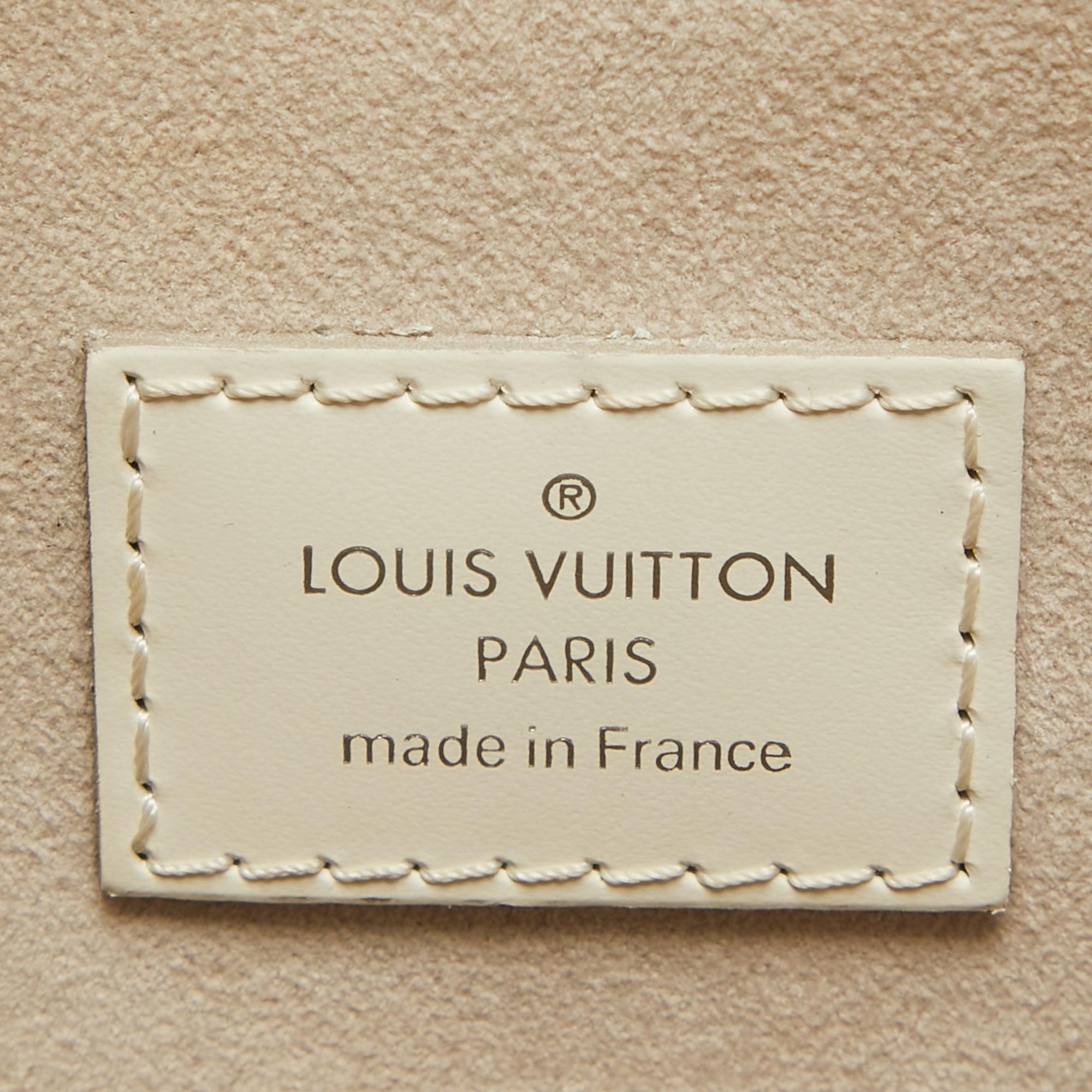 Louis Vuitton Ivorie Epi Leather Pont Neuf GM Bag For Sale 9
