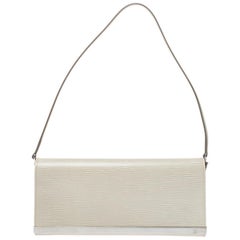 Louis Vuitton Ivorie Epi Leather Sevigne Clutch Bag