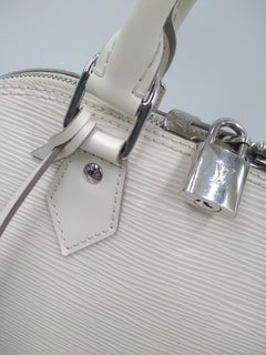 Louis Vuitton Ivory Epi Leather Alma PM Bag