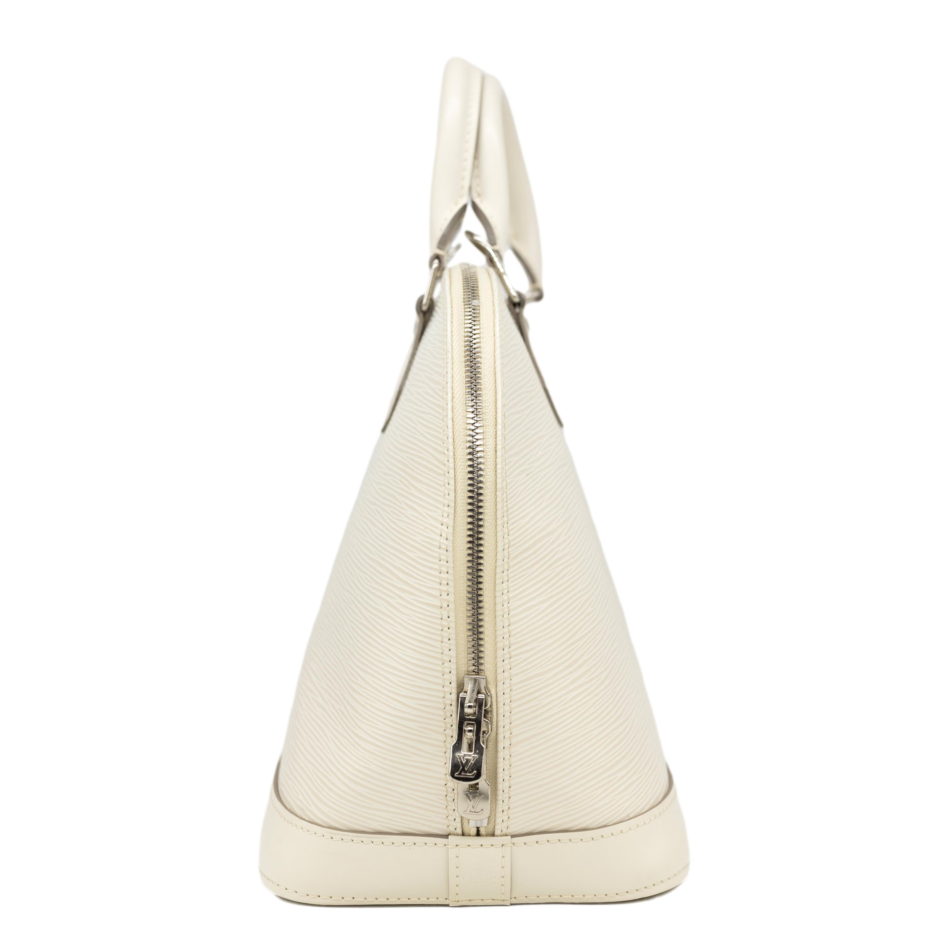 Louis Vuitton Ivory EPI Leather Alma PM Top Handle Bag, 2008 1