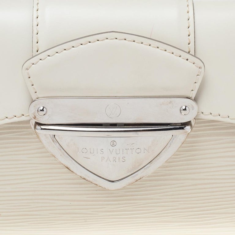 Louis Vuitton Ivory Epi Leather Montaigne Clutch Bag at 1stDibs