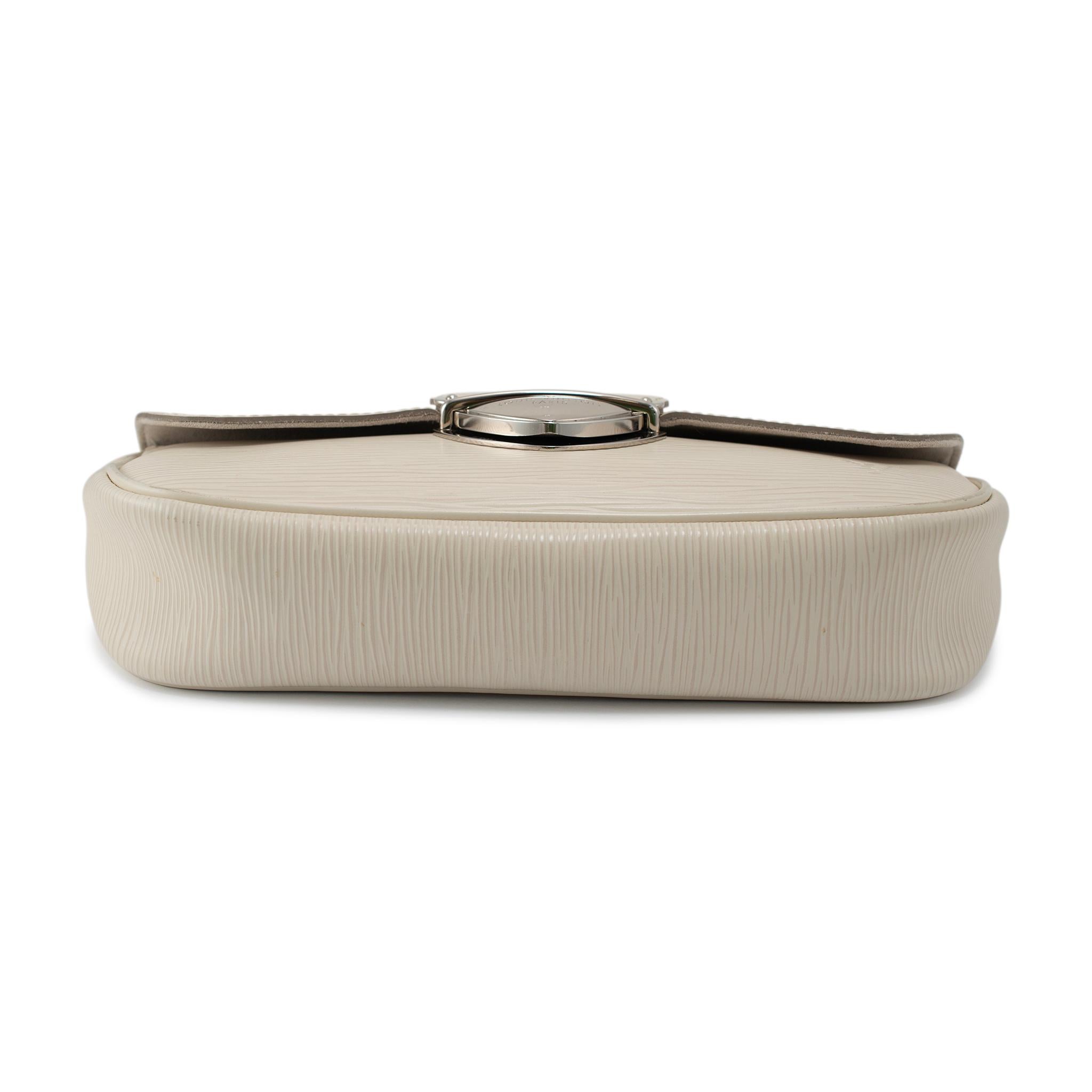 Louis Vuitton Ivory Epi Leather Montaigne M5929J Shoulder Clutch Bag 3