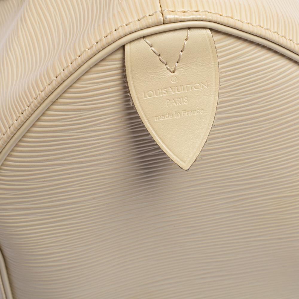 Louis Vuitton Ivory Epi Leather Speedy 25 1