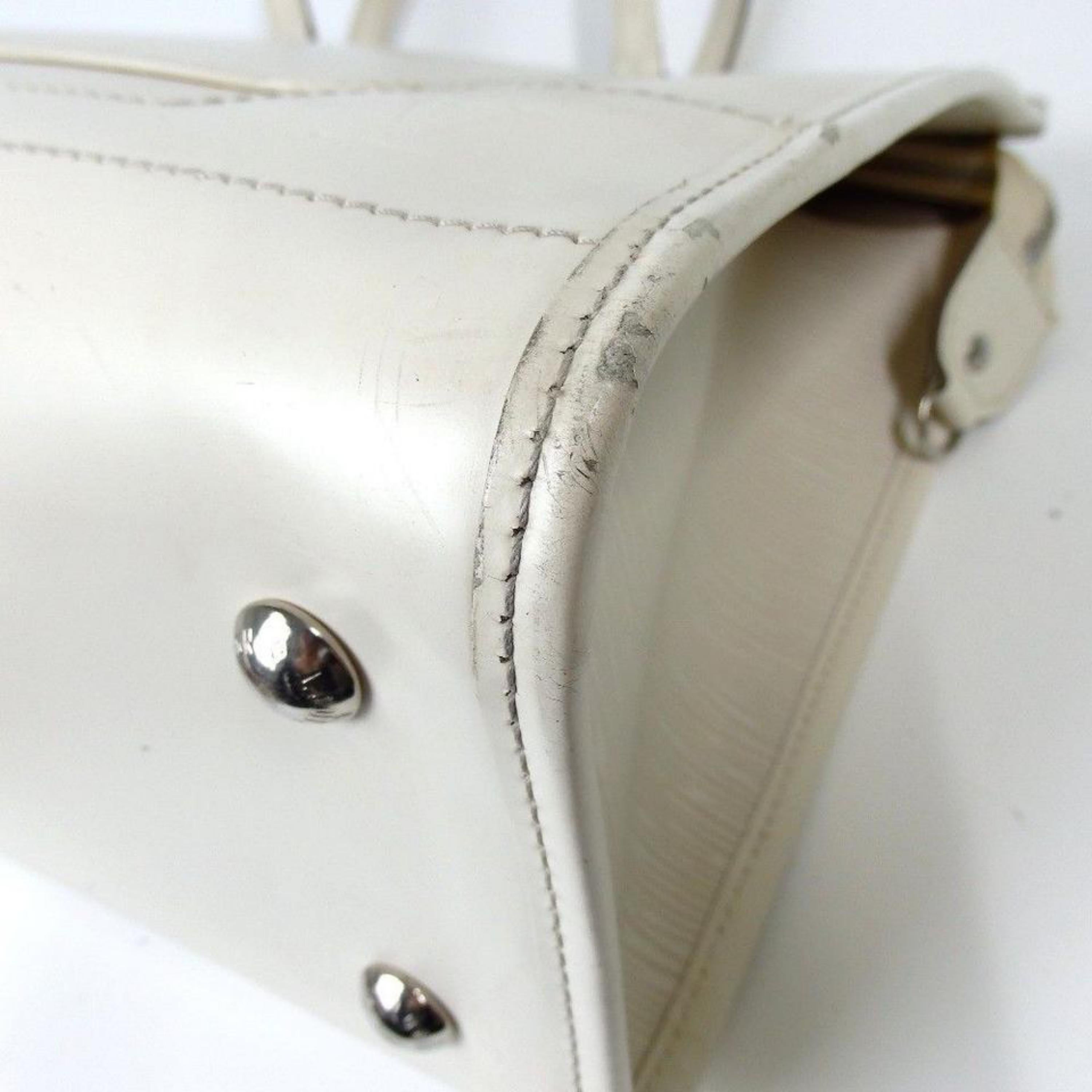 Louis Vuitton Ivory Epi Madeleine Gm 867517 White Leather Shoulder Bag For Sale 8