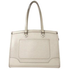 Louis Vuitton Ivory Epi Madeleine Gm 867517 White Leather Shoulder Bag