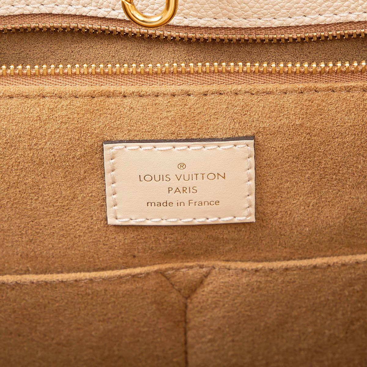 LOUIS VUITTON ivory Giant Monogram Empreinte leather ONTHEGO GM Tote Bag 2