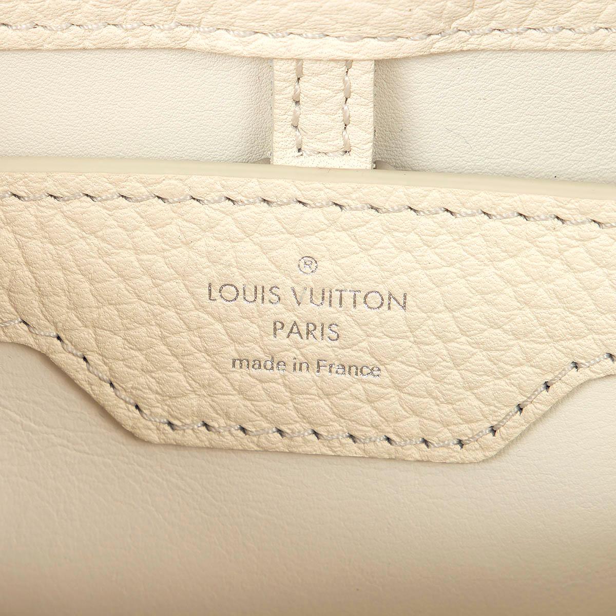 LOUIS VUITTON ivory leather 2018 CAPUCINES PM HANAMI Shoulder Bag LTD ED In Excellent Condition In Zürich, CH