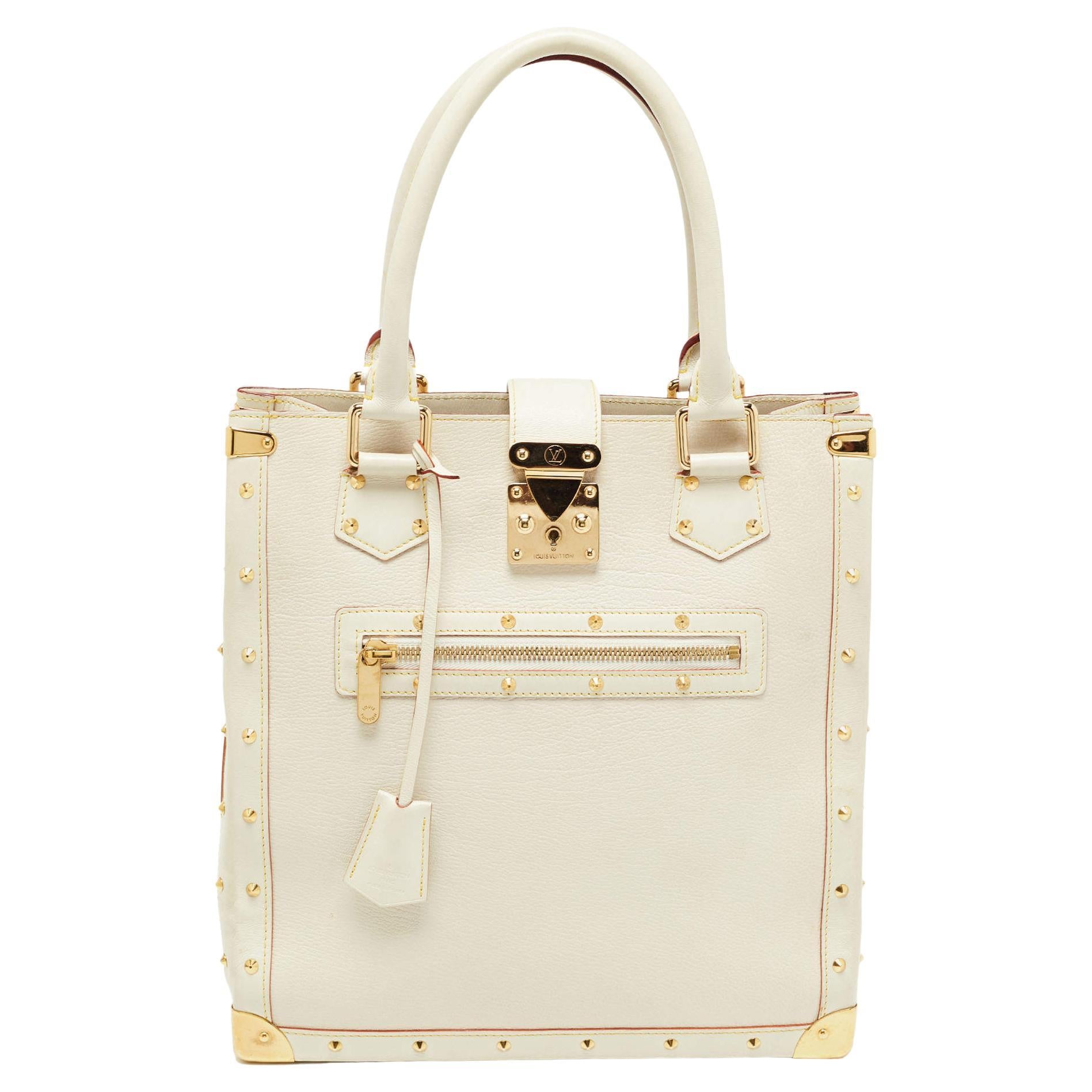 Louis Vuitton Vintage - Damier Azure Figheri PM Bag - White Ivory