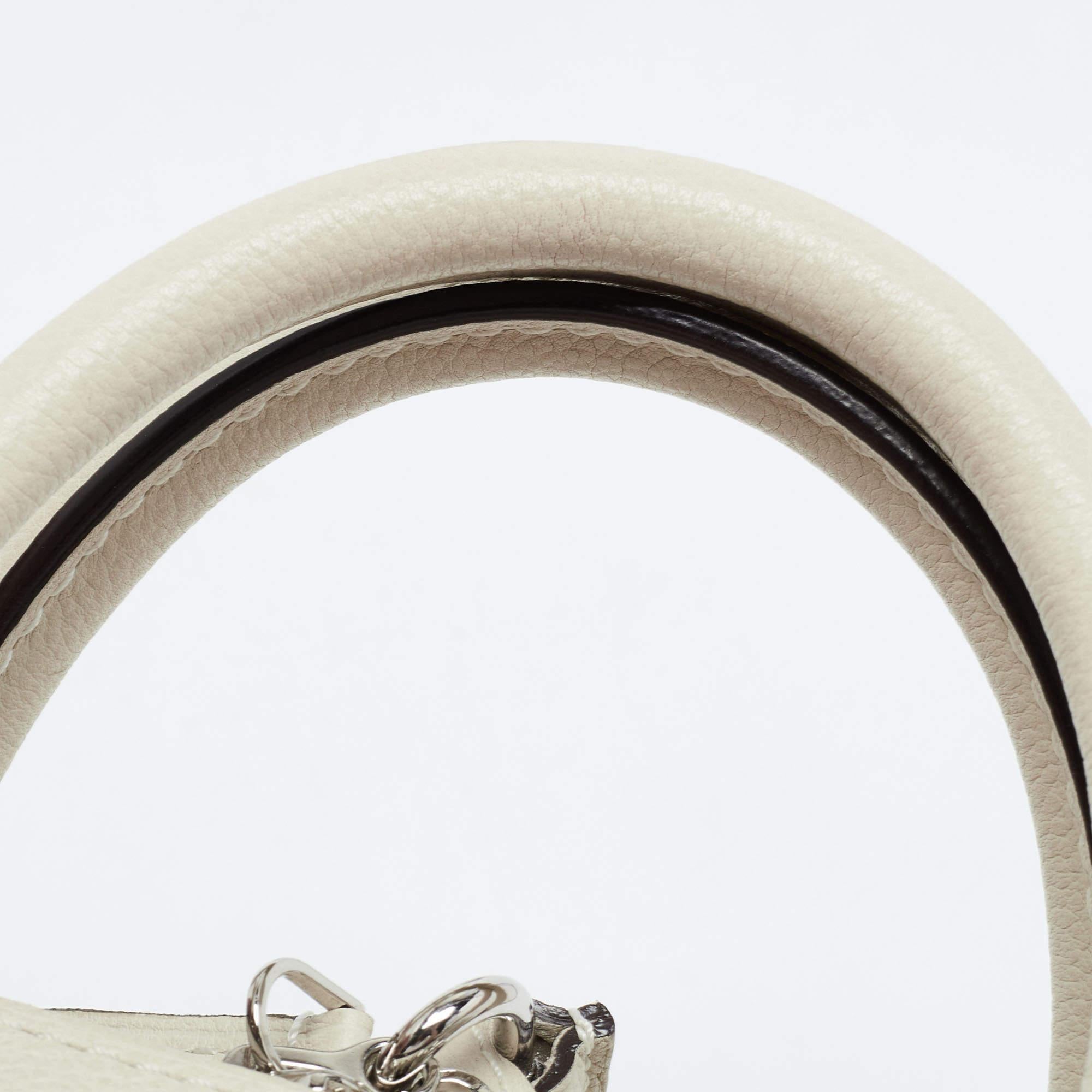 Louis Vuitton Ivory Leather Sofia Coppola PM Bag 8