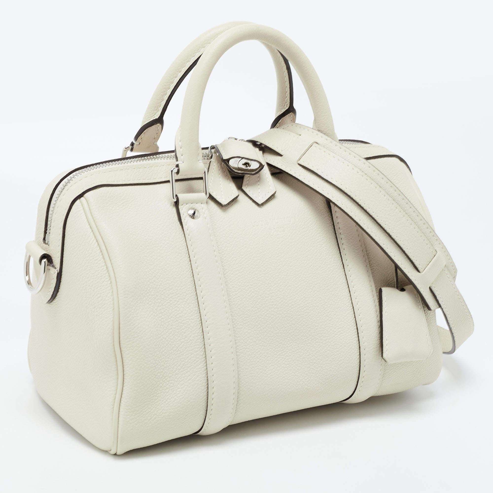 Louis Vuitton Ivory Leather Sofia Coppola PM Bag In Excellent Condition In Dubai, Al Qouz 2