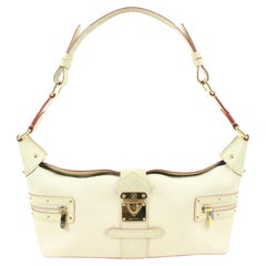 Louis Vuitton Ivory Leather Suhali L'Impetueux Hobo Bag 79lk33s