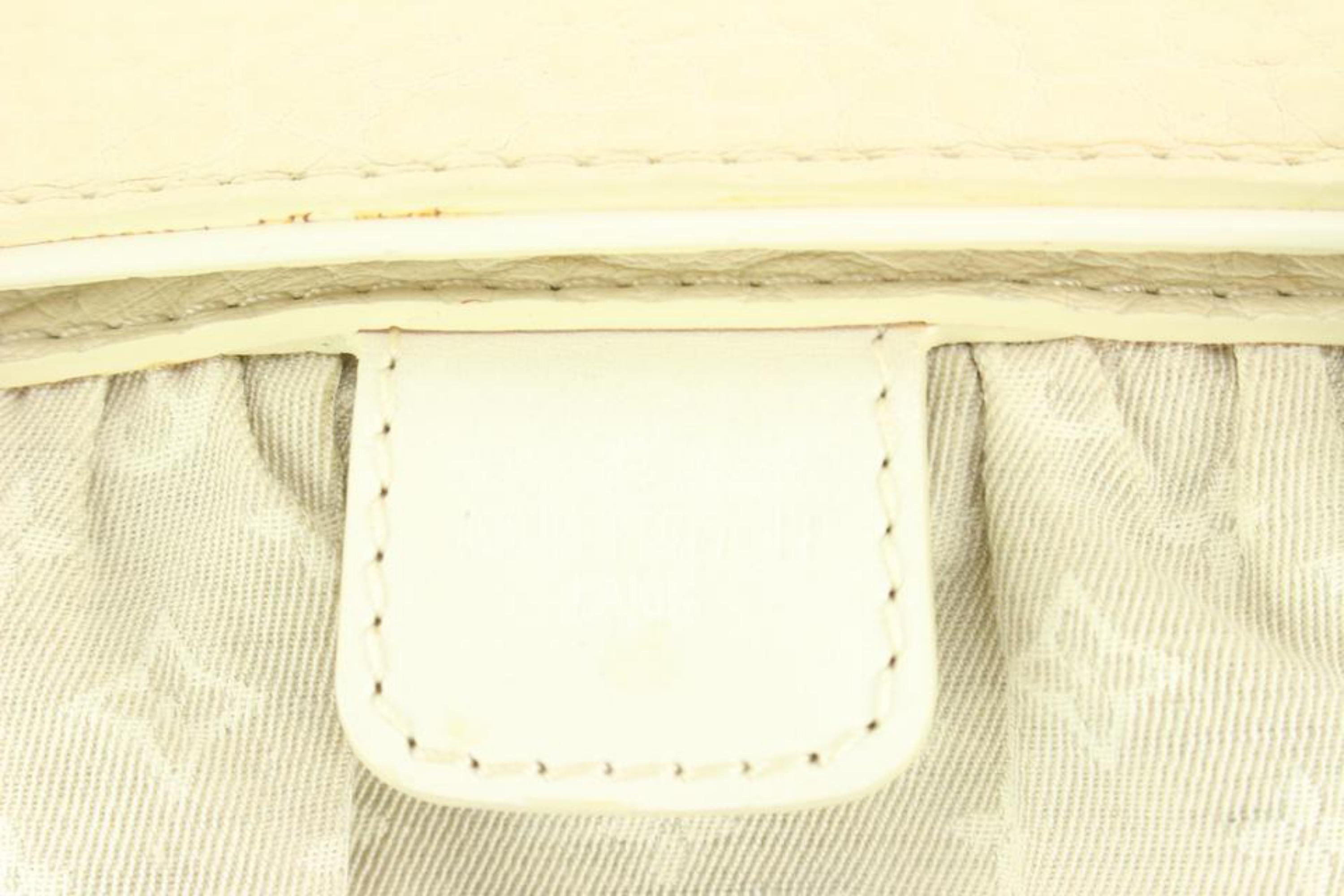 Louis Vuitton Ivory Monogram Mini Lin Trapeze GM 62lk614s 3