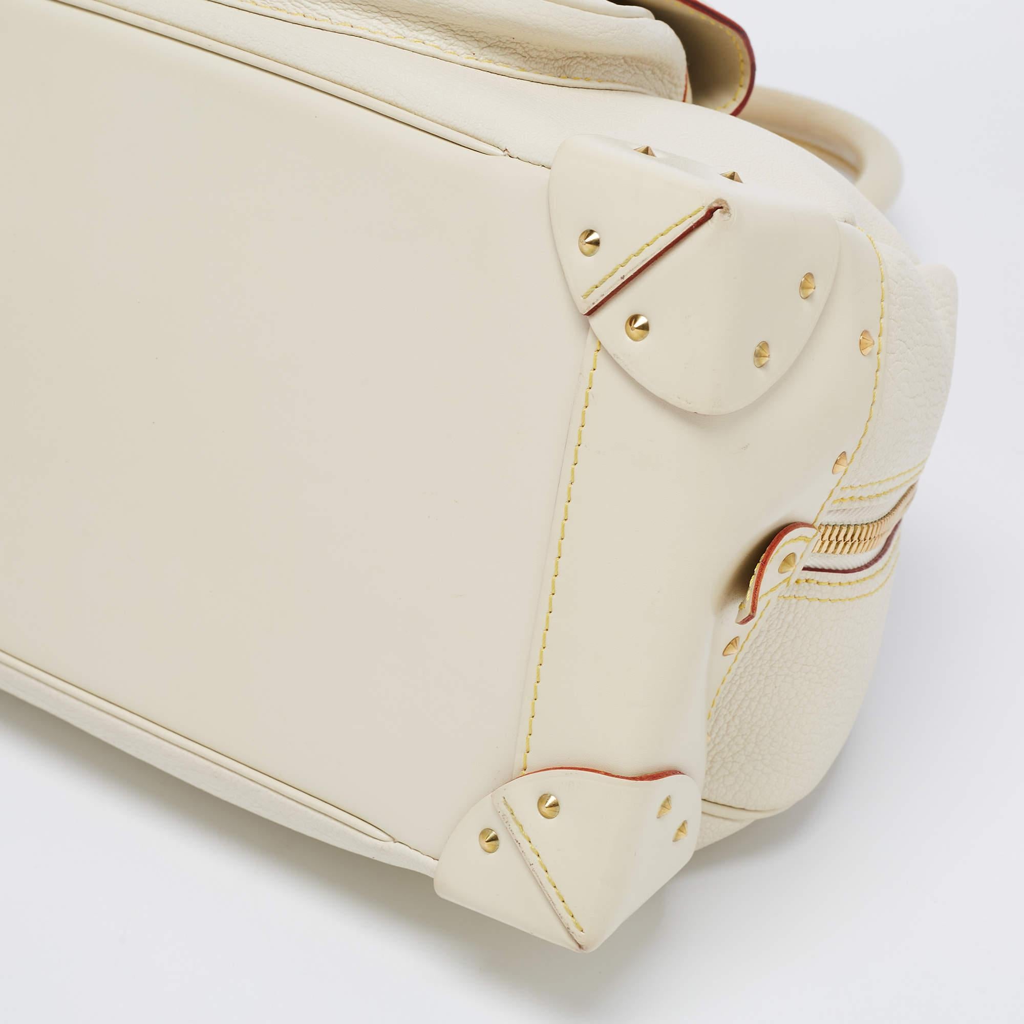 Louis Vuitton Ivory Suhali Leather Limited Edition Le Superbe Bag 1