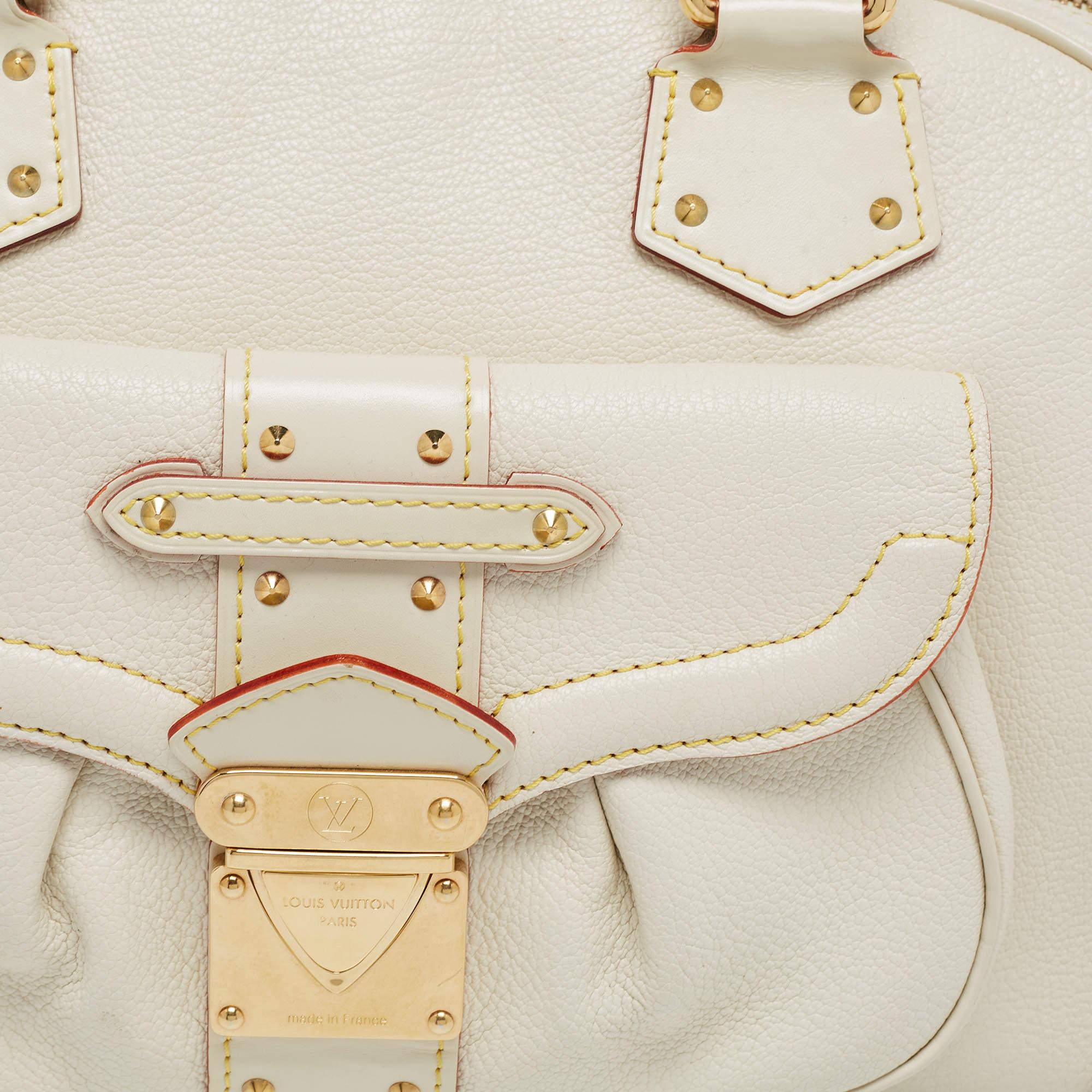 Louis Vuitton Ivory Suhali Leather Limited Edition Le Superbe Bag 2