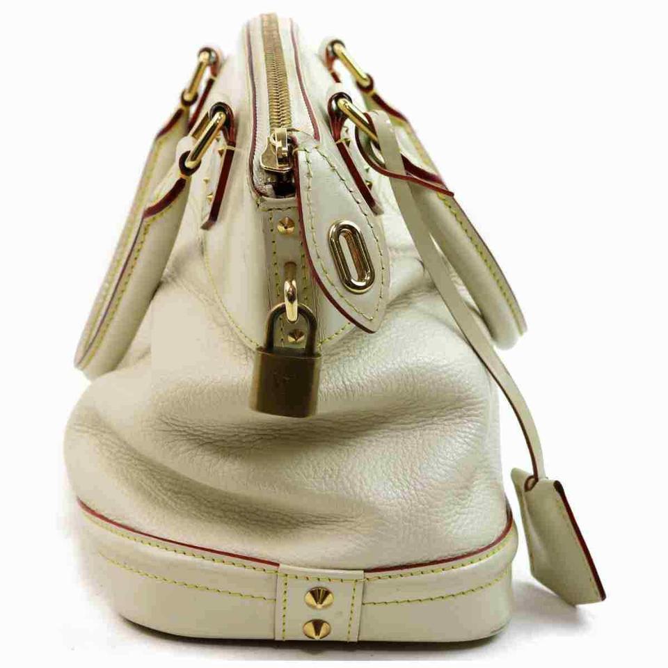 Louis Vuitton Ivory Suhali Leather Lockit PM 860178 6