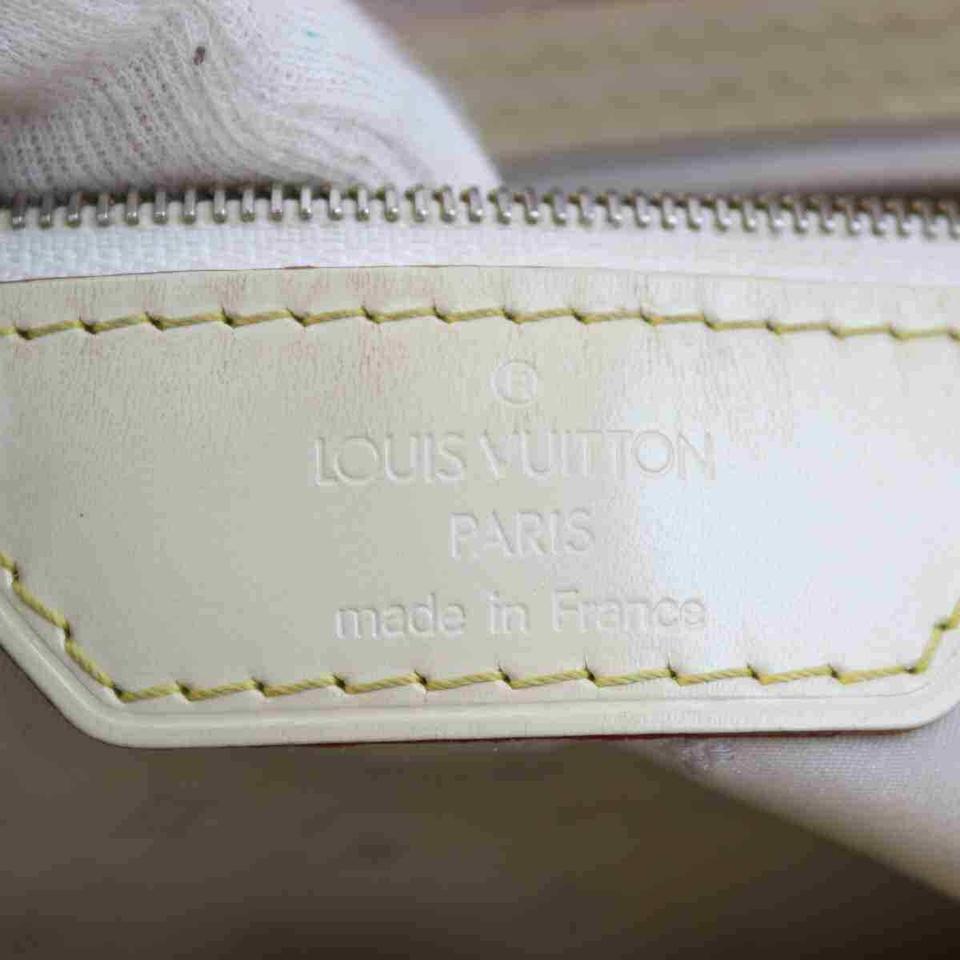 Beige Louis Vuitton Ivory Suhali Leather Lockit PM 860178