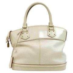 Louis Vuitton Ivory Suhali Leather Lockit PM 860178