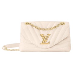 Elfenbein Weiße New Wave MM Kettentasche von Louis Vuitton