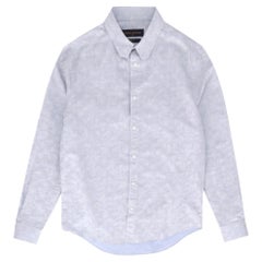 Louis Vuitton Jacquard Monogram Flower Cotton Shirt