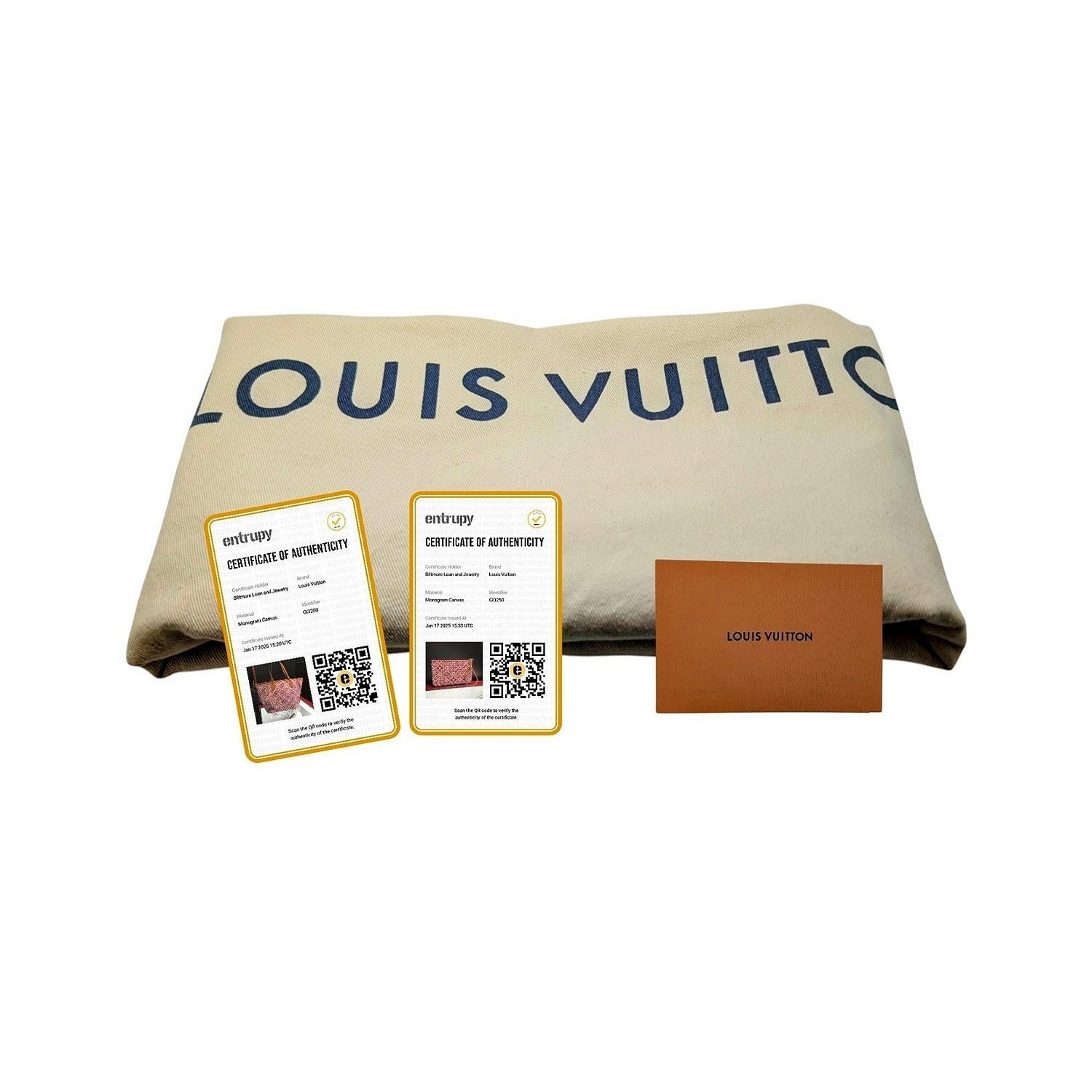 Louis Vuitton Jacquard Since 1854 Neverfull MM Tote w/ Pouch Bordeaux For Sale 6